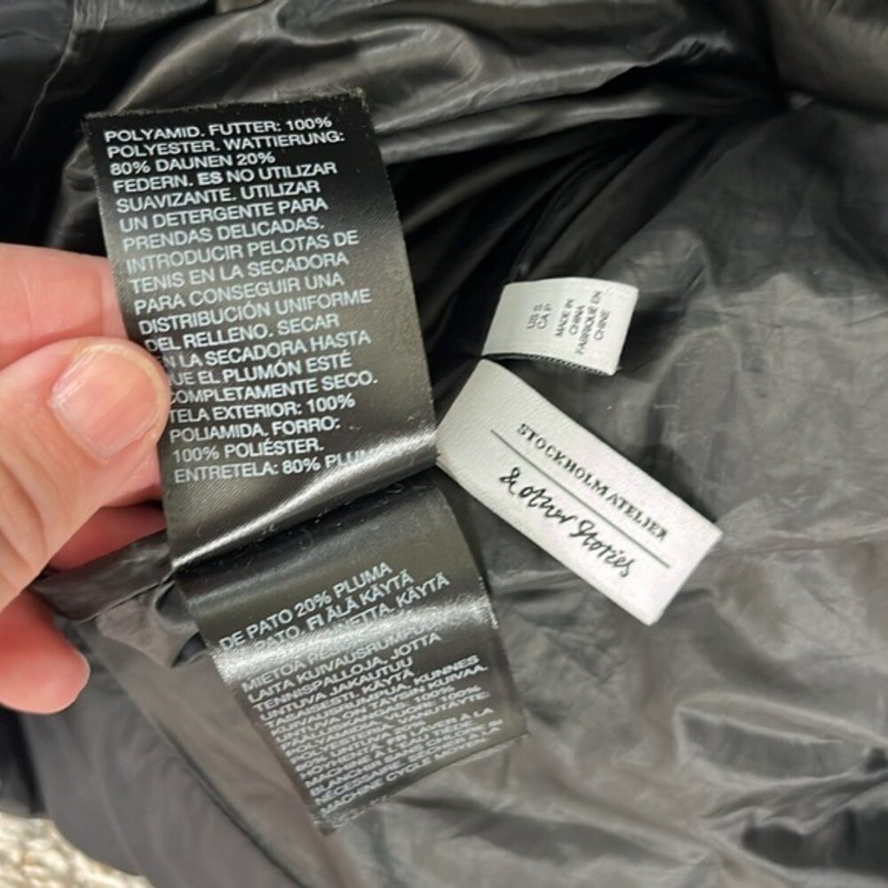 & Other Stories Oversized Sculpted Puffer Jacket - Picture 12 of 13